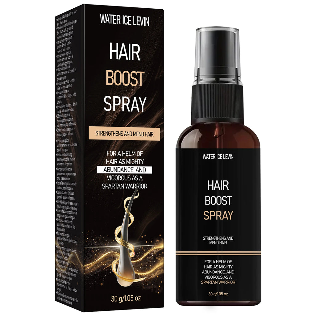 Hair Boost Spray, Strengthens & Repairs Hair with Biotin, Keratin & Hyaluronic Acid for Healthy Hair Qme Leave-In