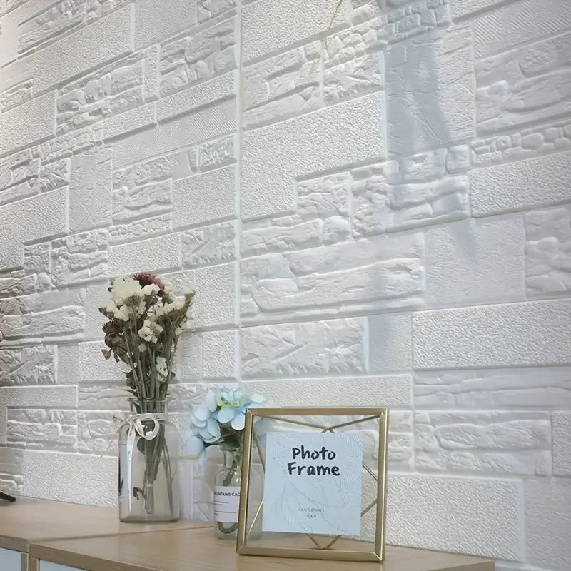 3D Self-adhesive Solid Wall Sticker 35 X Waterproof DIY Living Room Qme
