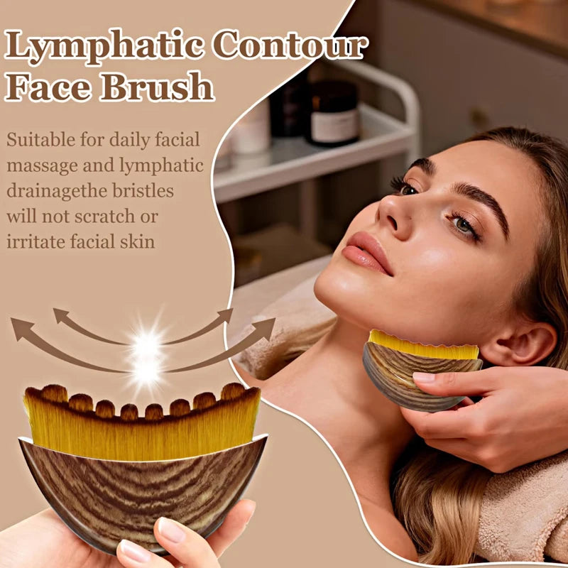 Facial Brush Face Contour Dry Adapts Skin Precisely Relieves Fatigue Qme