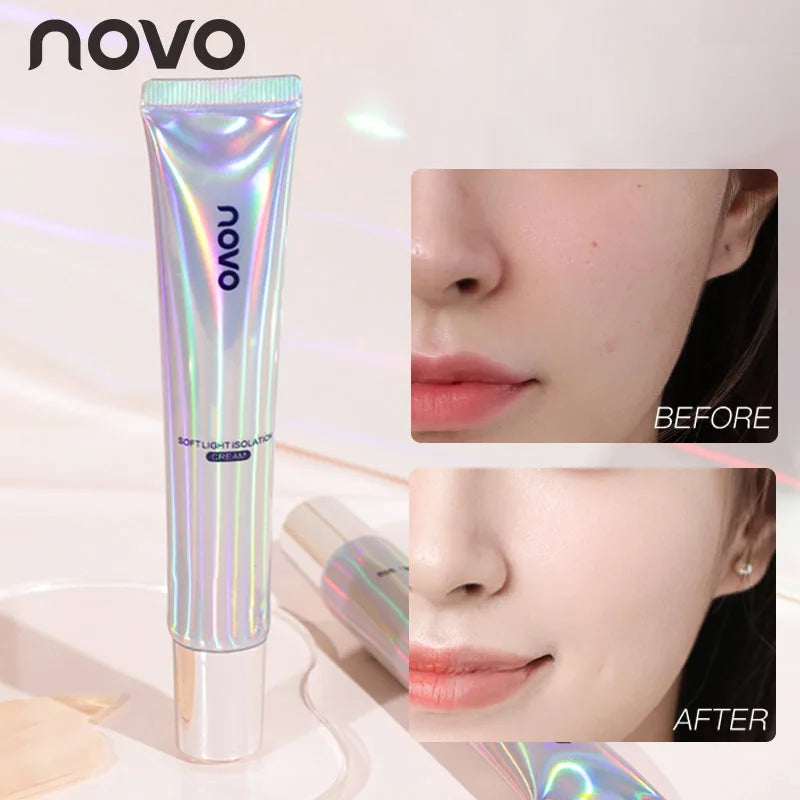 Hyaluronic Moisturizing Primer & Base Cream-For Face & Body, Long-Lasting, Non-Greasy, Evens Out Skin Tone, Covers Imperfections Qme