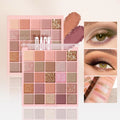 25-Color Eyeshadow Palette Matte Shimmer Neutral Browns Grays Eye Qme 02 gold series