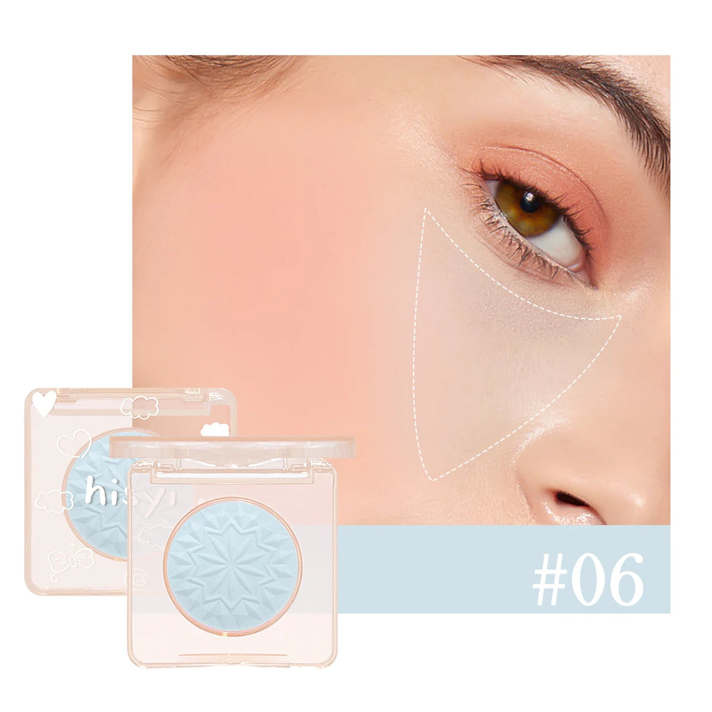 Rose Pink Matte Blush Starlight Single Shade Glow Easy Blend Qme Sky Blue