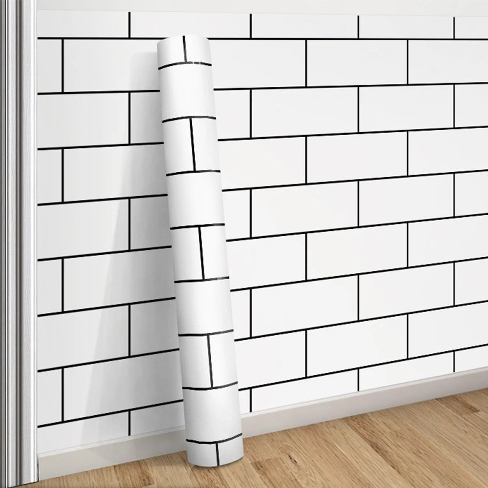 40cm Classic Decorative Wall Stickers Moisture Proof Mildew Proof Self Adhesive Wallpaper for Kitchen Cabinet Home Decoration Qme A 40cmX1m