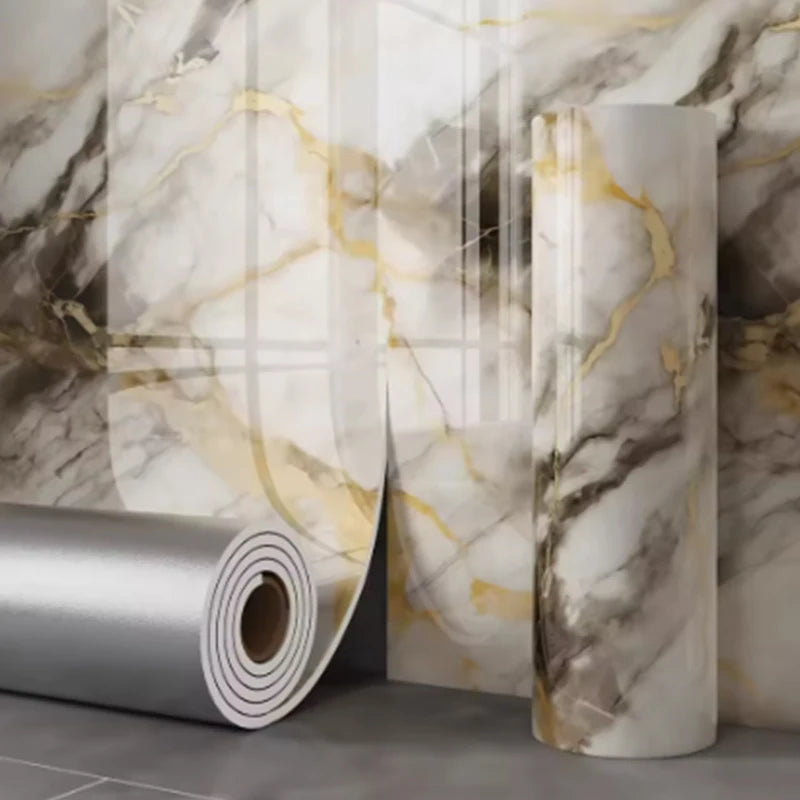 1 Roll Marble Wall Sticker Waterproof Anti Fouling Wallpaper Qme 8 40cmX3m