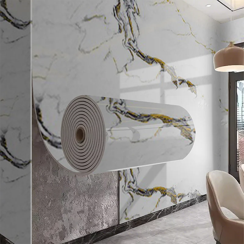 Self Adhesive Wallpaper Waterproof Removable Wall Panel Suitable Qme