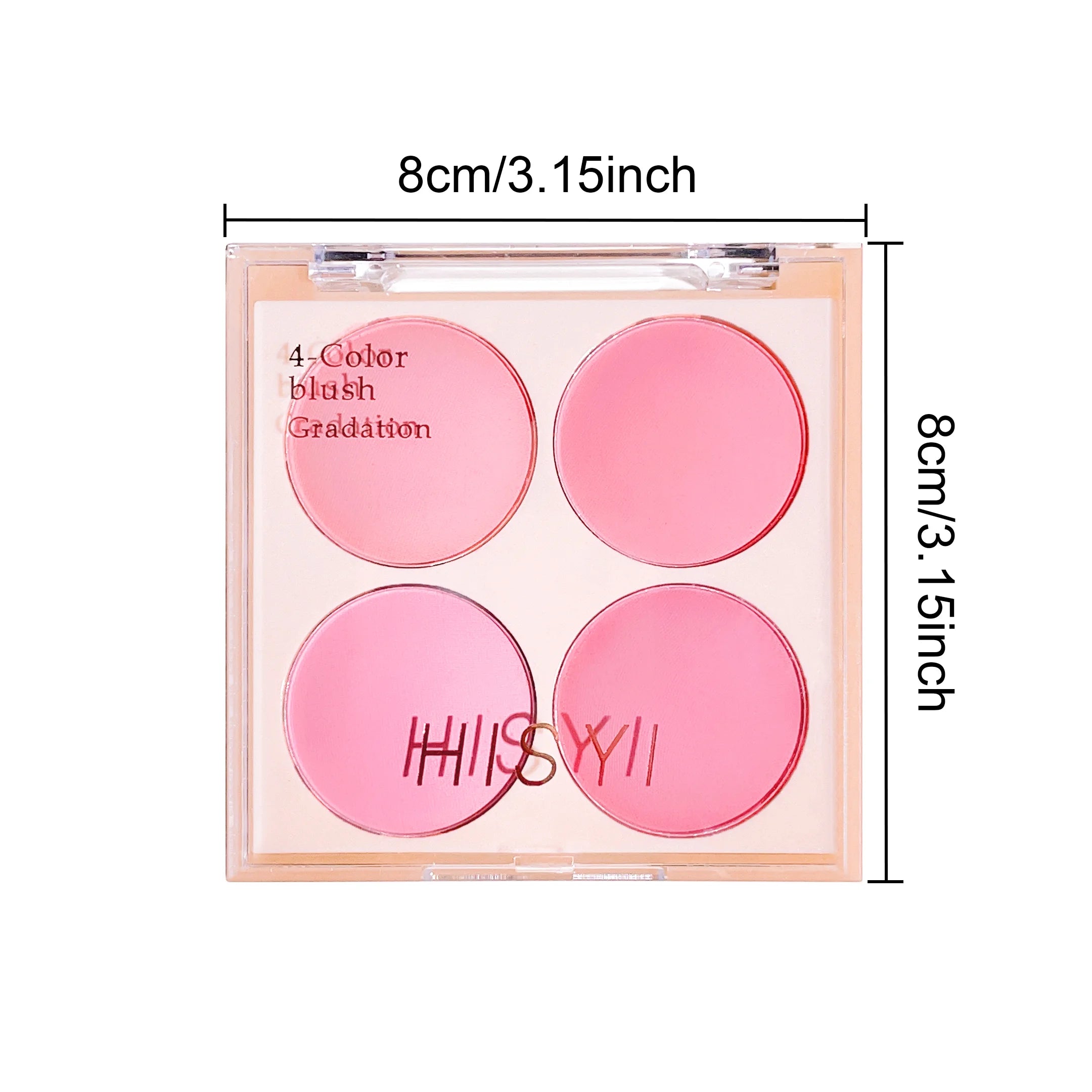Radiant Blush Palette Makeup Soft Matte Shimmer Natural Glow Youthful Qme