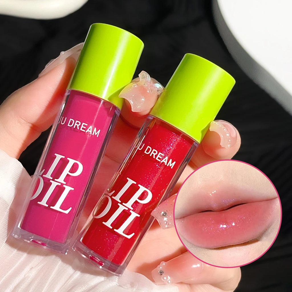 Lip Balm Oil Makeup Transparent Plumping Gloss Smooth Hydrated Qme
