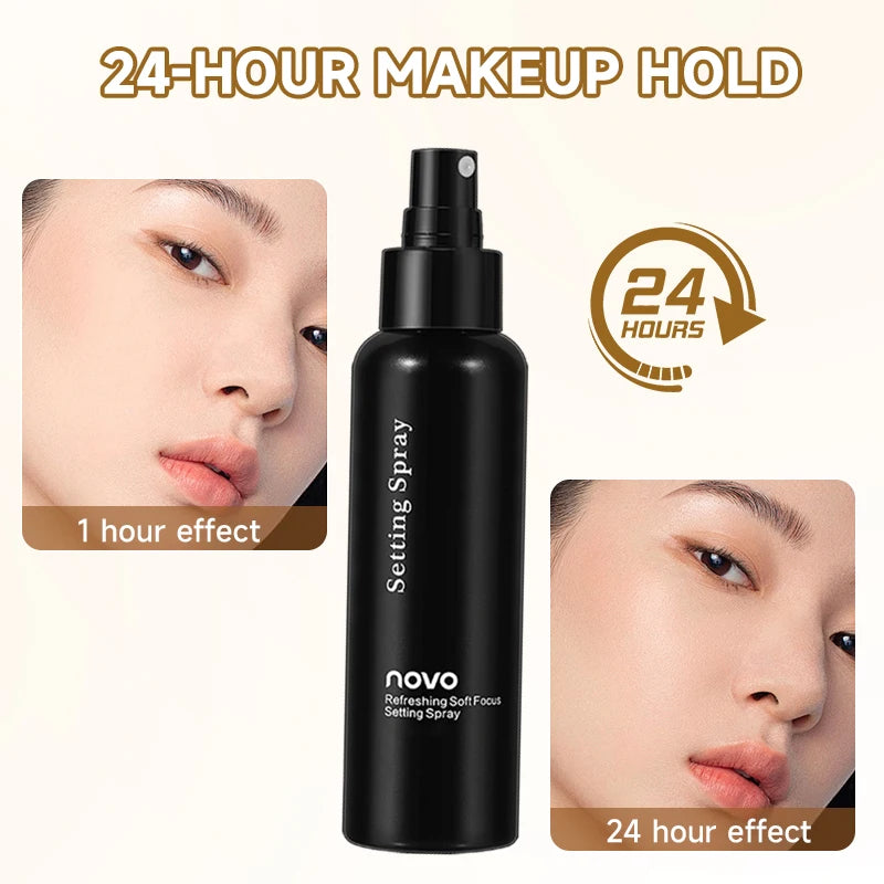 Setting Spray Makeup Face Primer Hyaluronic Acid Deep Hydration 24h Qme