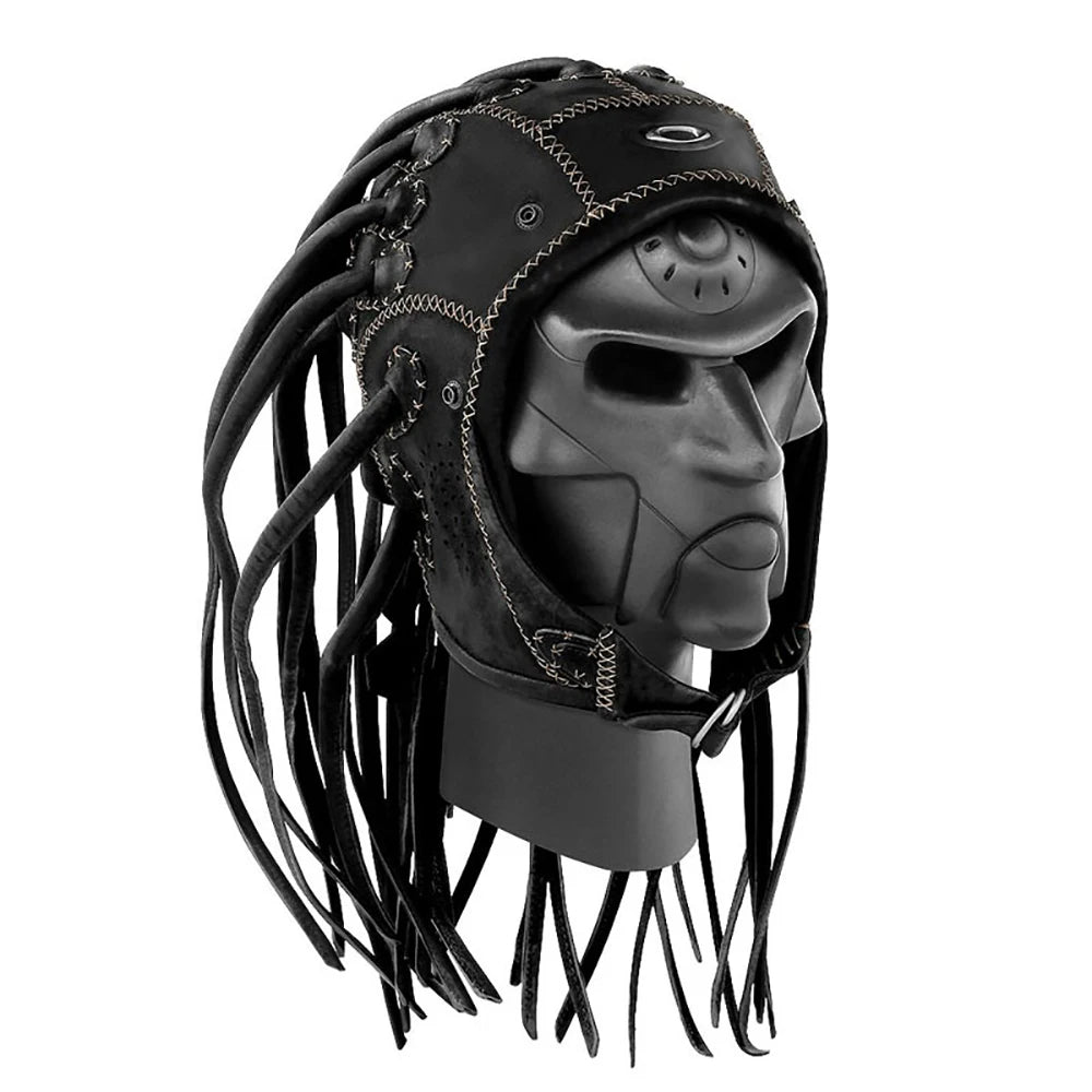 P-Jsmen Halloween Hat Party Costume Headgear Hip Hop Braids Wig Mask Adult Kids Men Boys Fashion Props Decoration Qme Hip Hop Braid Mask