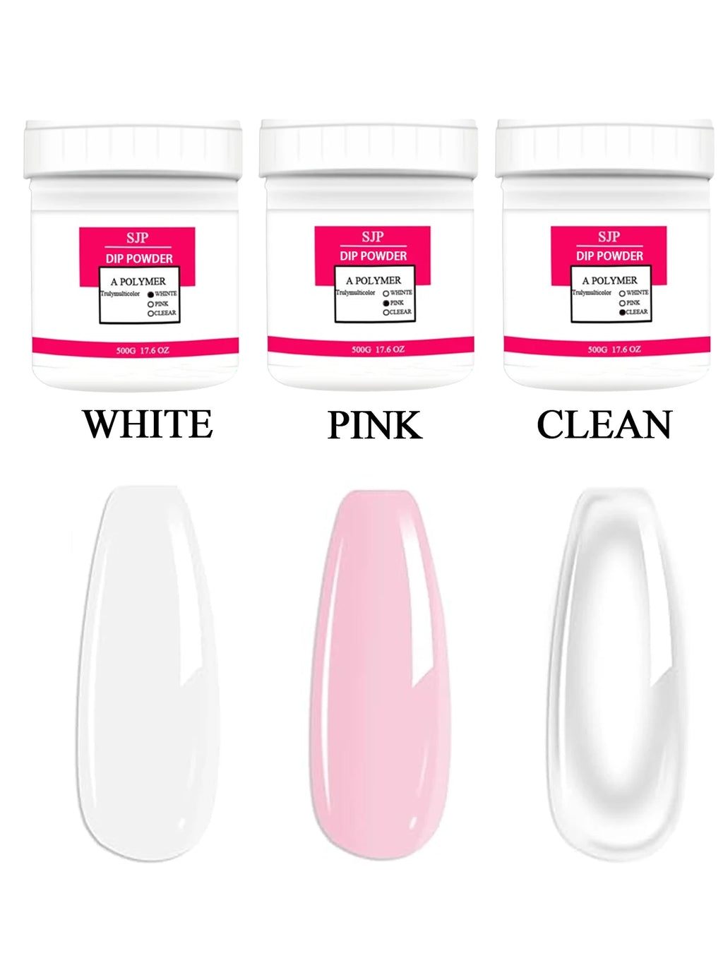 Acrylic Powder Nails Nude Long Lasting Salon Professional Bubble Nail Qme