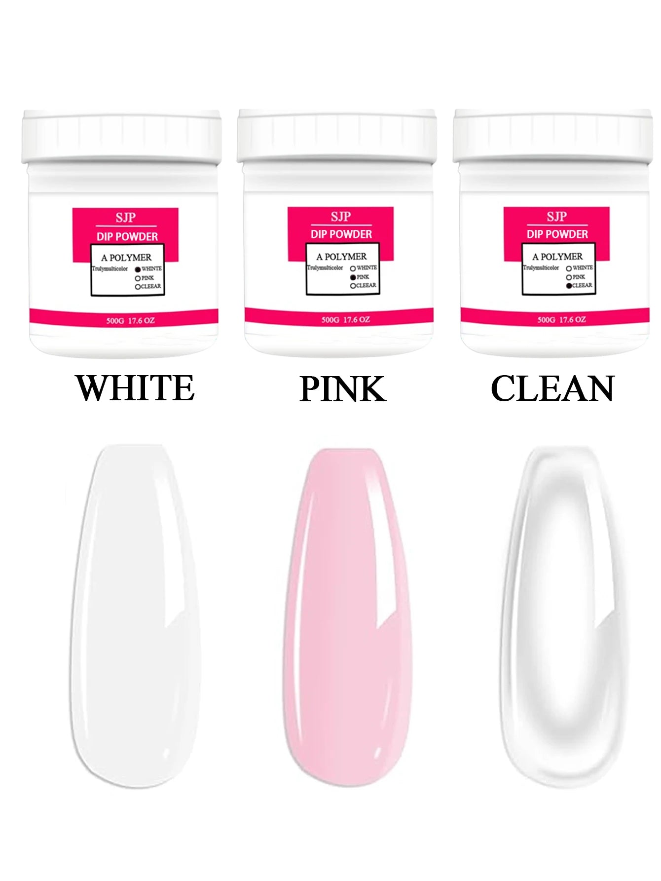 Acrylic Powder Nails Nude Long Lasting Salon Professional Bubble Nail Qme