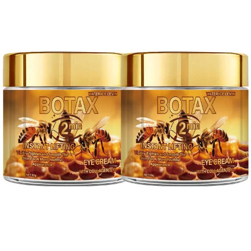 BOTA Instant Lifting Eye Cream with Bee Venom & Retinol, Anti-Aging, Reduces Wrinkles & Firms Skin, All Skin Types. Qme GOLD 50g