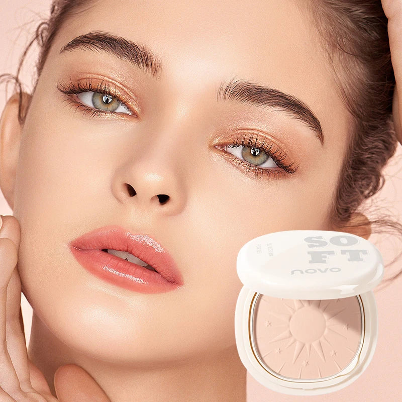 SPF30+Sunscreen Setting Powder - 24-Hour Oil Control, Long-Lasting Concealer, Waterproof, Sweat-Proof, Vitamin E Qme