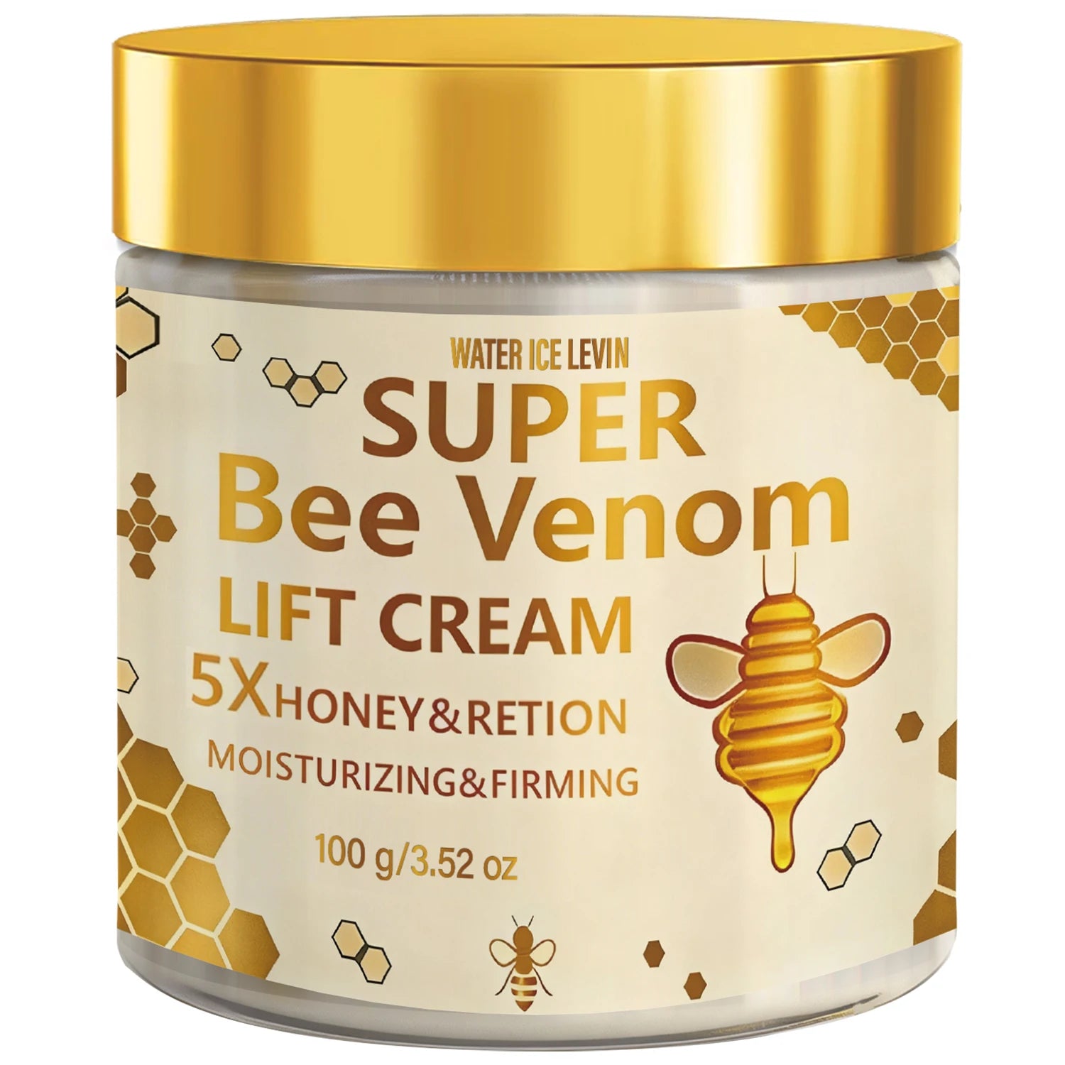 Super Bee Venom Lift Firming Face Cream, with Retinol & Hyaluronic Acid, Moisturizing Anti-Aging, Niacinamide Qme WHITE 100g