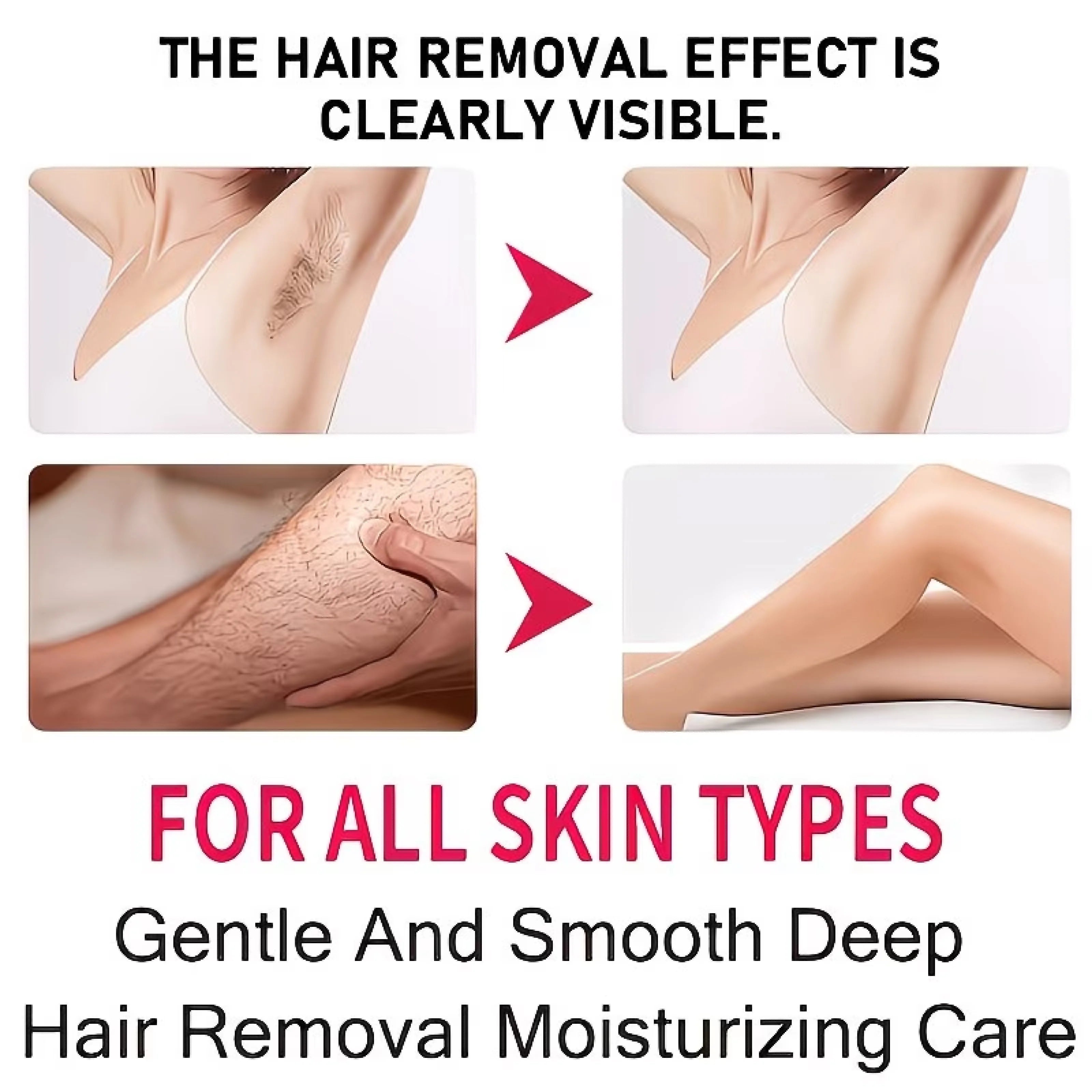 Water Ice Levin Strawberry Gentle Hair Removal Cream 150g Hydrating Moisturizing Smooth Skin Comfort Body Depilatory Cream Qme