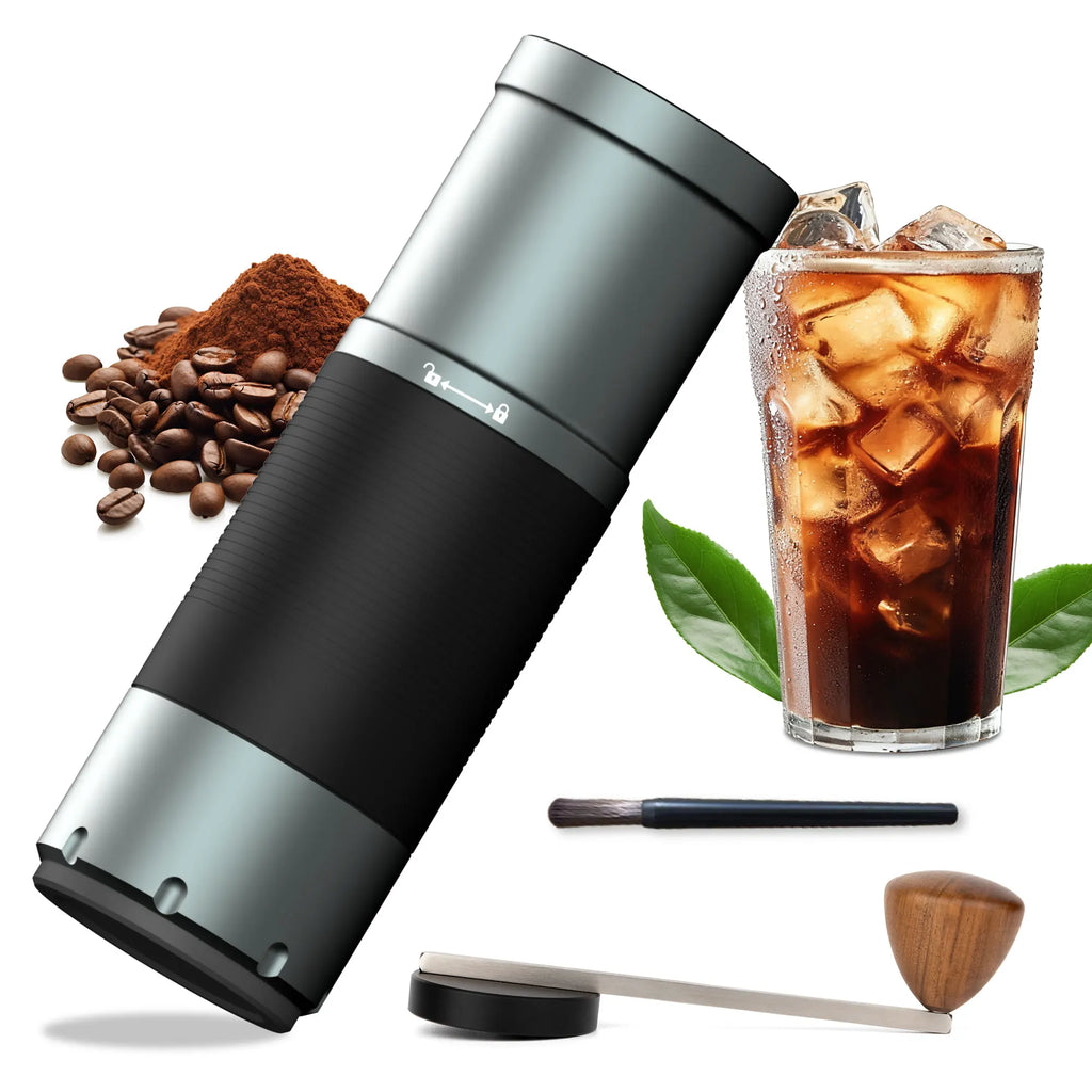 Dual Mode Manual Electric Grinder Adjustable Grind Settings Hand Bean Qme