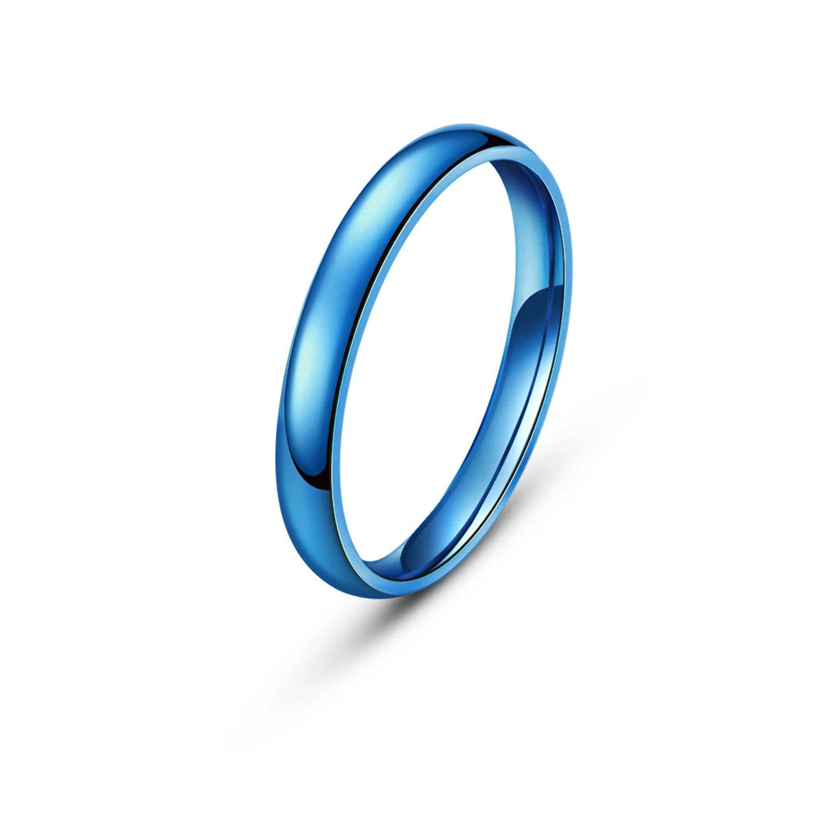 2/3/4mm Thin Stackable Ring Exquisite Stainless Steel Plain Band Knuckle Midi Ring Women Girl Size 5-13 Simple Punk Korean Decor Qme lan 4mm