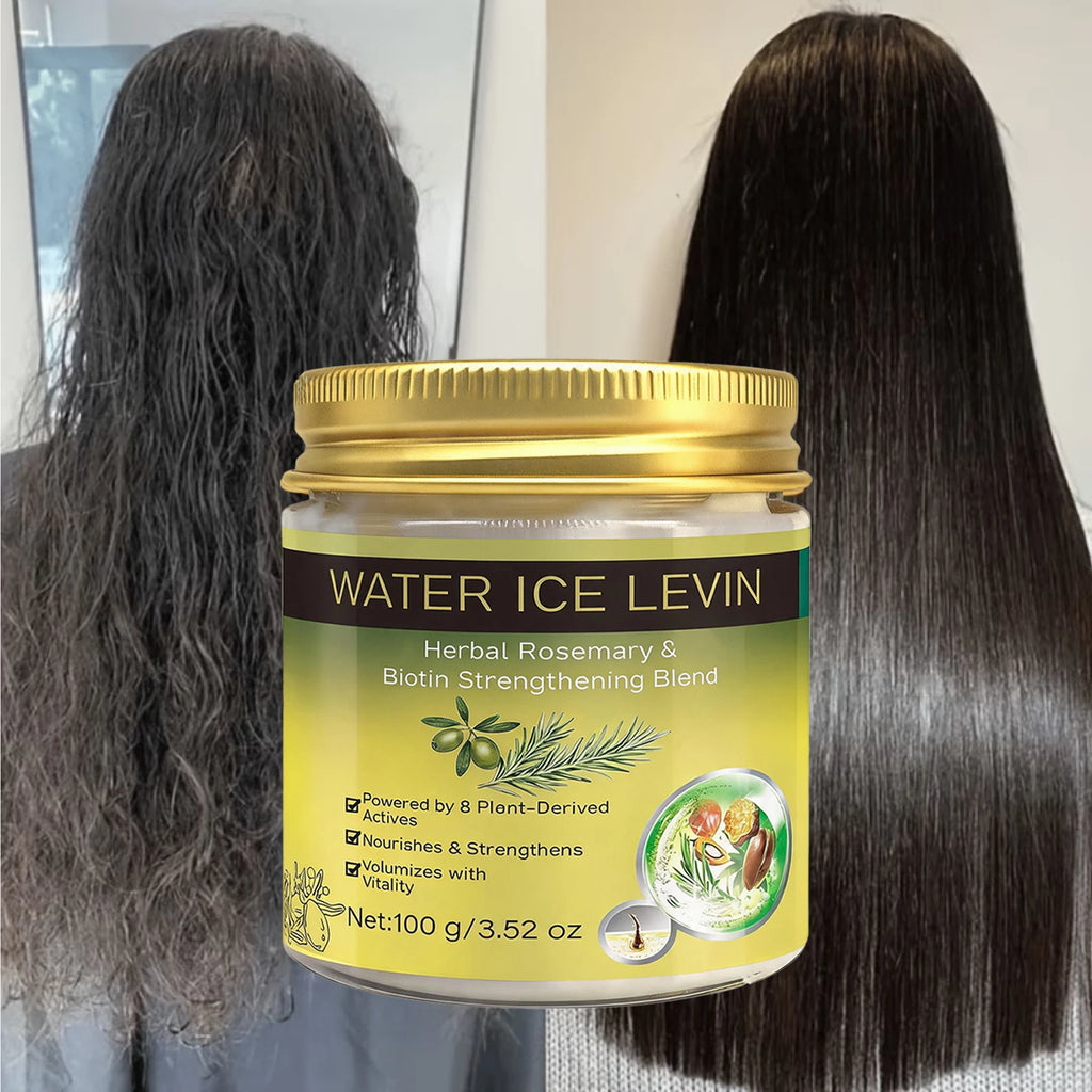 Biotin Rosemary Hair Mask with Keratin, Nourish & Boost Hair Volume Smooth Care Qme