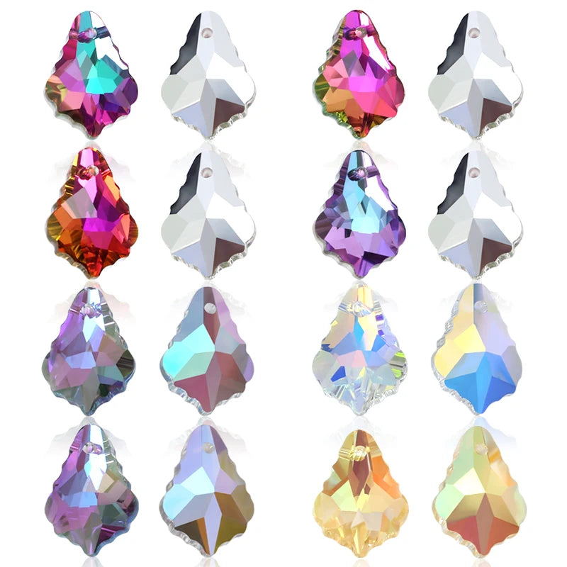 11x16mm Crystal 6090 Baroque Pendant Glass Austria Loose Beads Rhinestone Charms for Jewelry Making Necklace Earrings DIY 12Pcs Qme