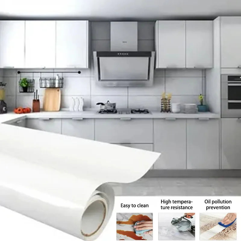 Kitchen Stickers High Temperature Resistance Room Decoration Oil Proof Self-adhesive Wallpaper 40cm Waterproof PVC Home Posters Qme