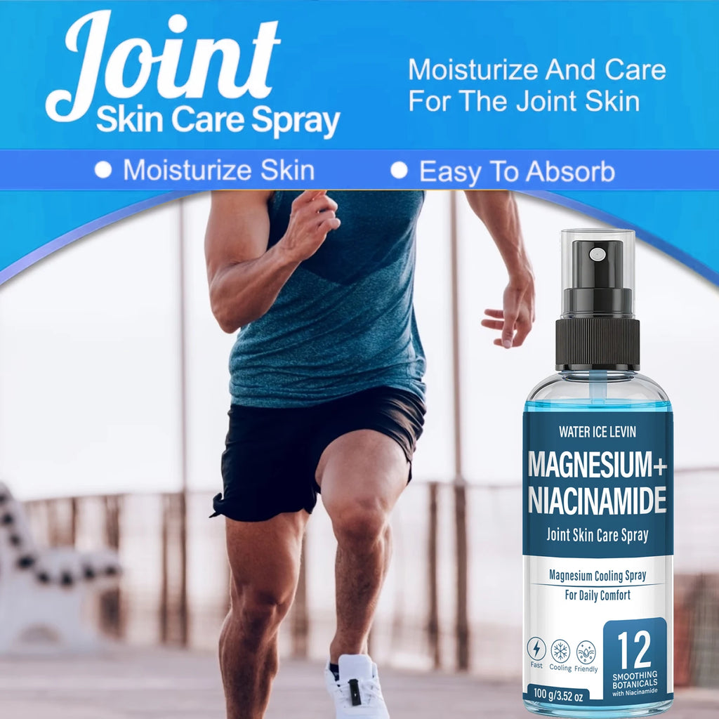 Magnesium Cooling Joint Spray - Niacinamide & Bee Venom Infused, Fast Relief & Daily Comfort Qme