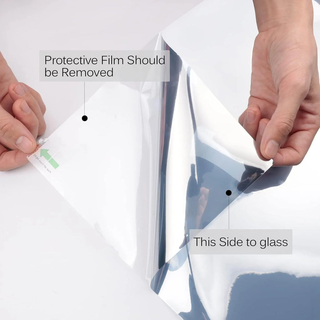 Insulating Transparent Glass Film Is Suitable For Sun Shading UV Protection And Privacy Protection In Glass Balconies And Rooms. Qme