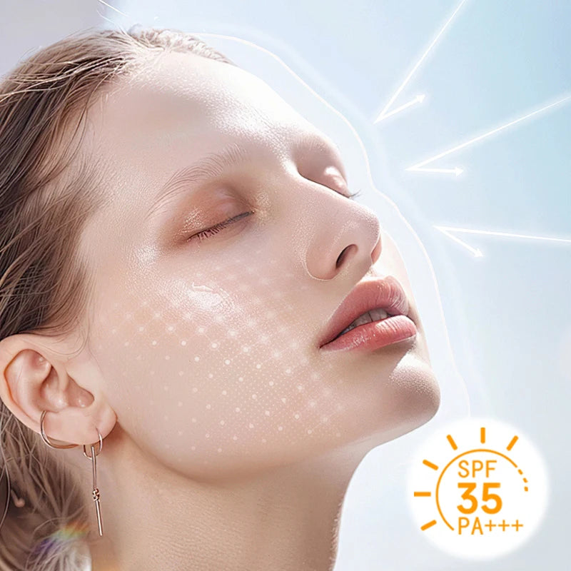 SPF30+Sunscreen Setting Powder - 24-Hour Oil Control, Long-Lasting Concealer, Waterproof, Sweat-Proof, Vitamin E Qme