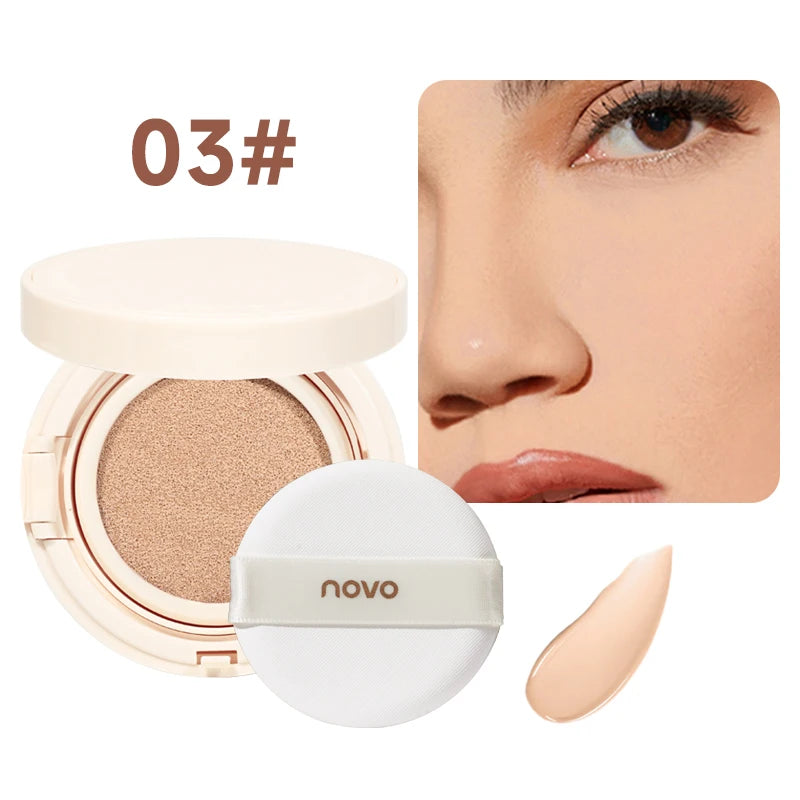 Long-Lasting Oil-Control Cc Cream And Bb Cream Air Cushion, Waterproof And Sweat-Proof, Concealer, Long-Lasting Pore Coverage Qme 03