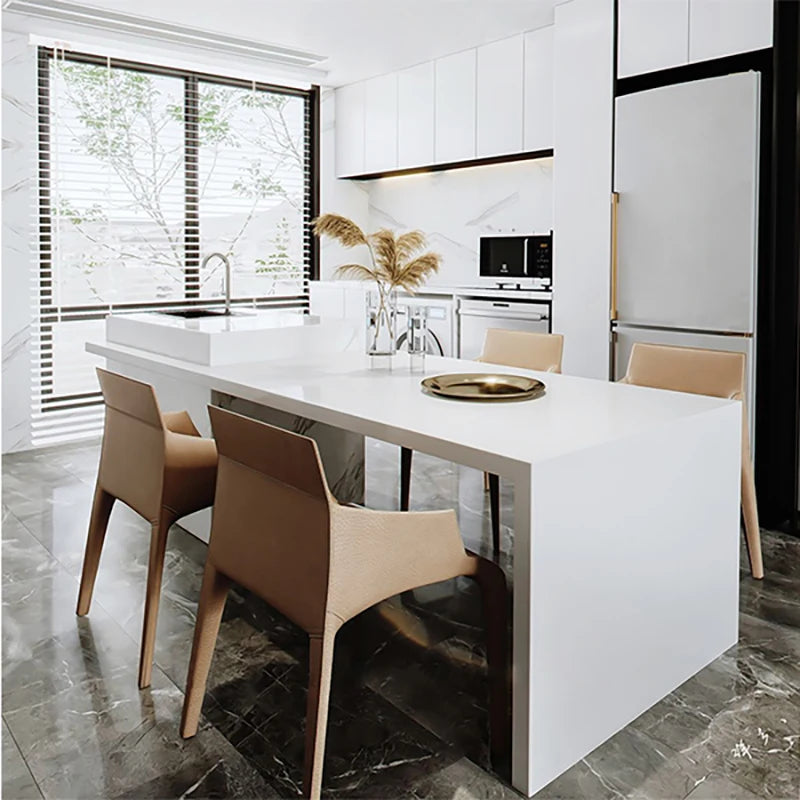 60cm waterproof oil proof mold resistant wallpaper marble wall sticker for kitchen cabinets countertop peel and stick decoration Qme