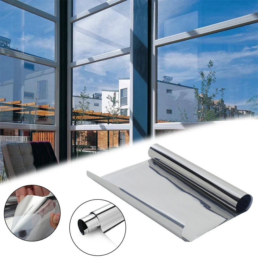 Home Sun Protection And Heat Insulation Window Film One-Way Vision Window Film Sun Shading Privacy And UV Protection Window Film Qme