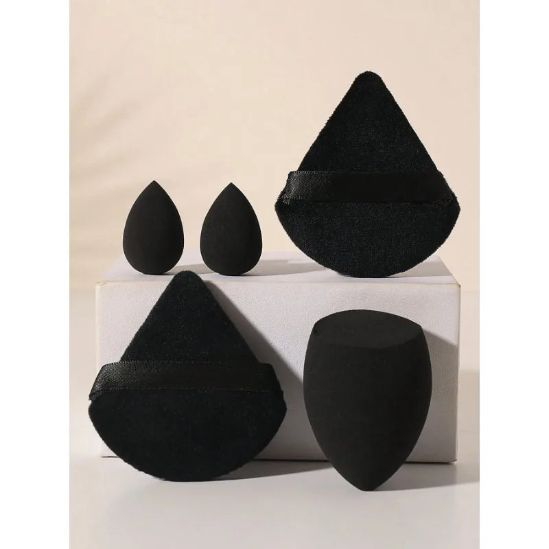Makeup Sponge Suitable Cream Powder Concealer Loose Applicator Puff Qme black