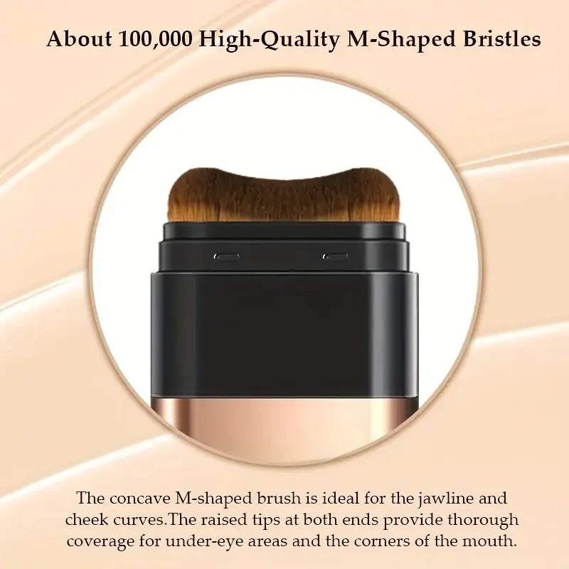 2-in-1 Foundation Stick All-in-one Coverage Waterproof Long-lasting Qme