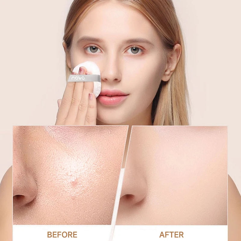 SPF30+Sunscreen Setting Powder - 24-Hour Oil Control, Long-Lasting Concealer, Waterproof, Sweat-Proof, Vitamin E Qme