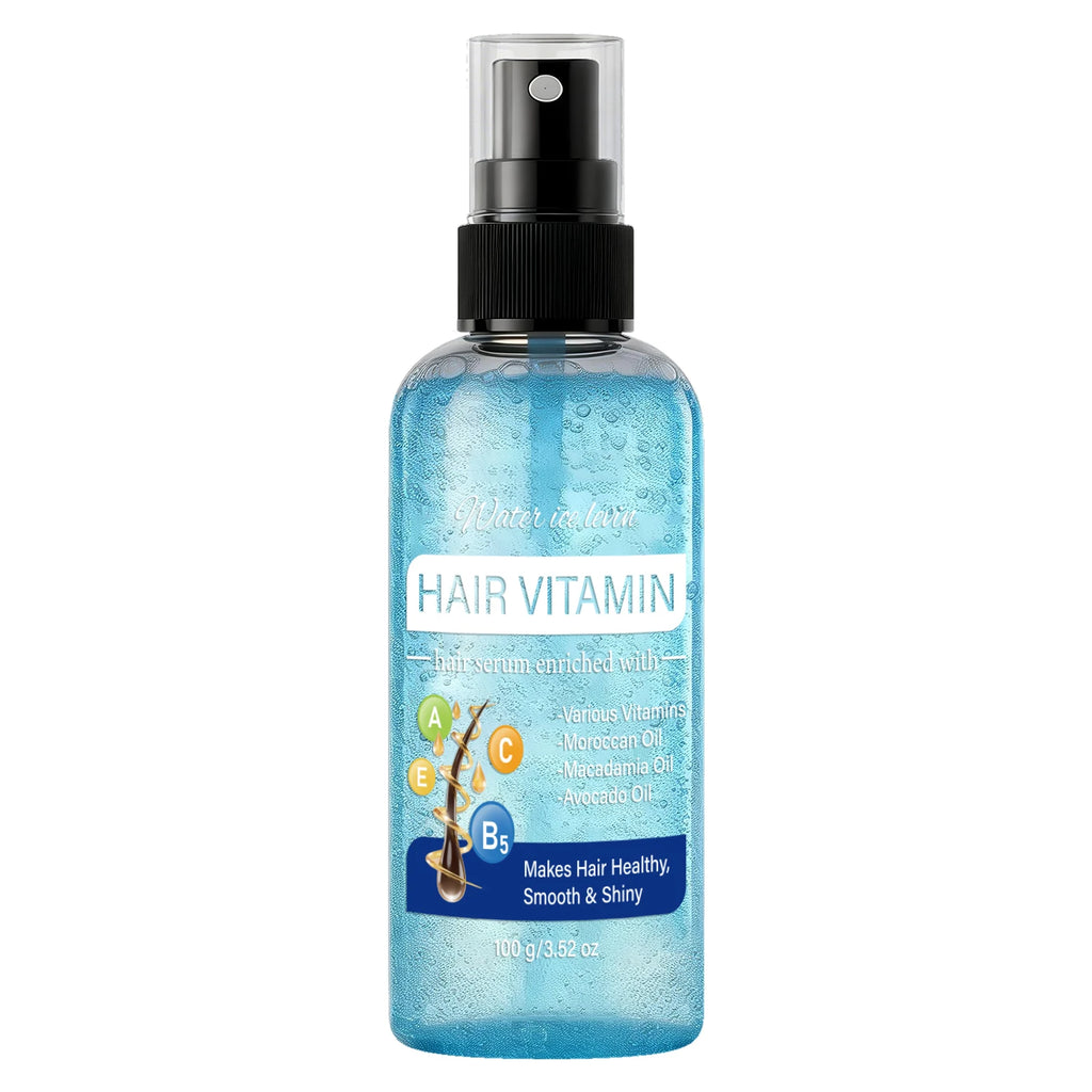Water Ice Levin Vitamin Infused Hair Care Spray 100g Argan Macadamia Avocado Oil Smooth Shiny Dry Hair Repair Mist Qme Smoothing & Straightening