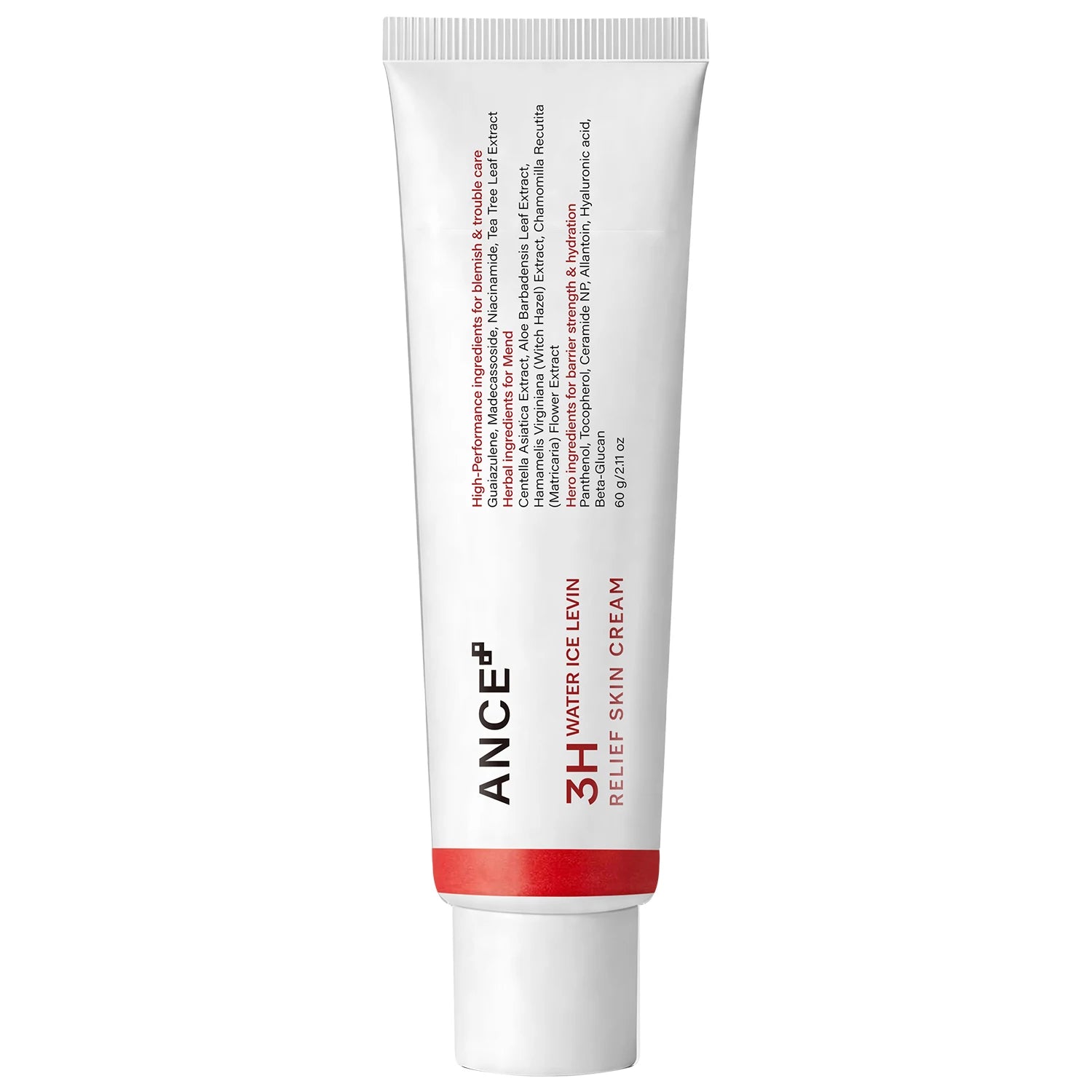 Water Ice Levin Acne Relief Skin Face Cream 60g Niacinamide Centella Moisturizing Firming Soothing Blemish Care Facial Cream Qme WHITE 60g