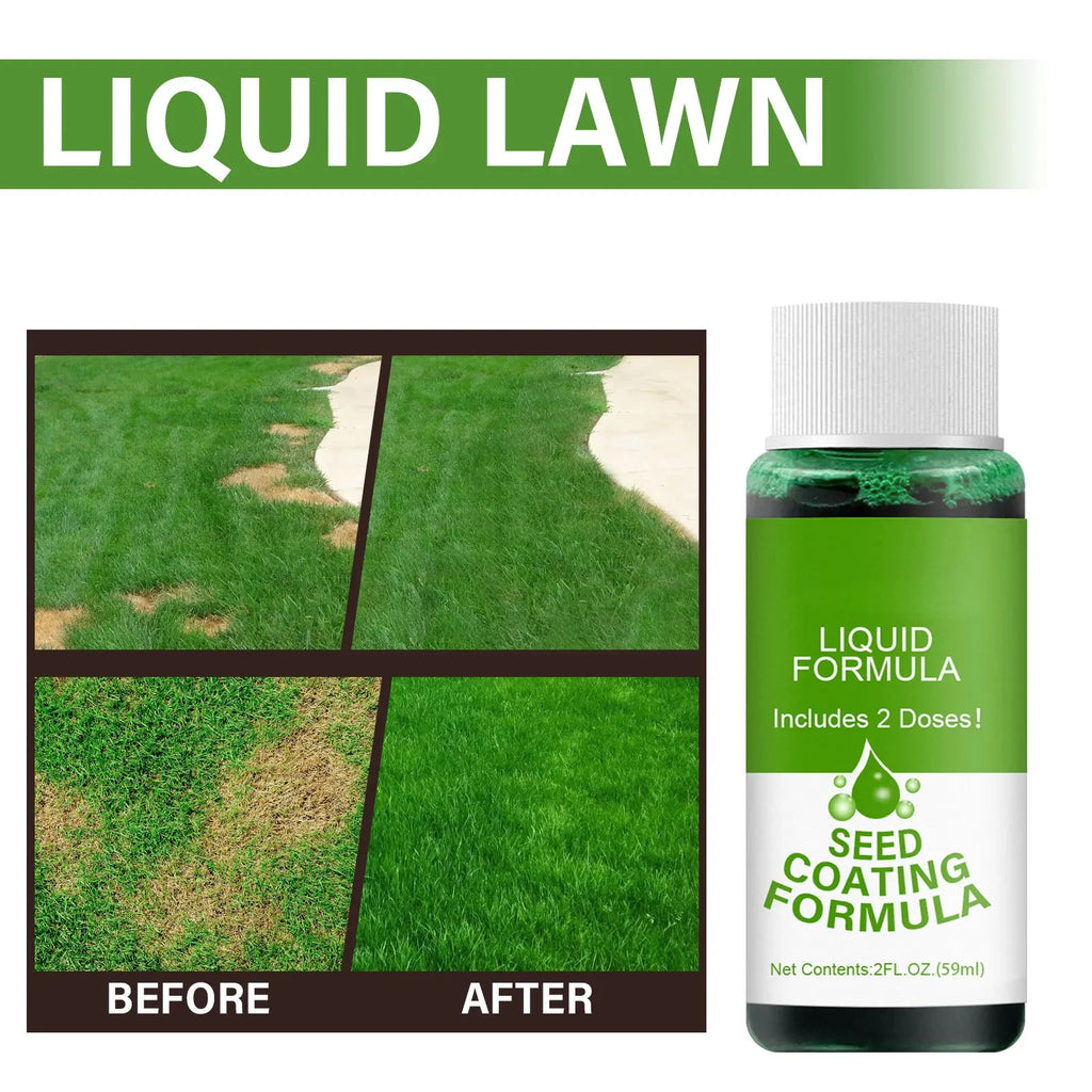 Green Grass Lawn Spray Grass Liquid Lawn Paint Household Seeding Lawn Greening Spray Repair Green Grass for Gardens Farms Ground Qme