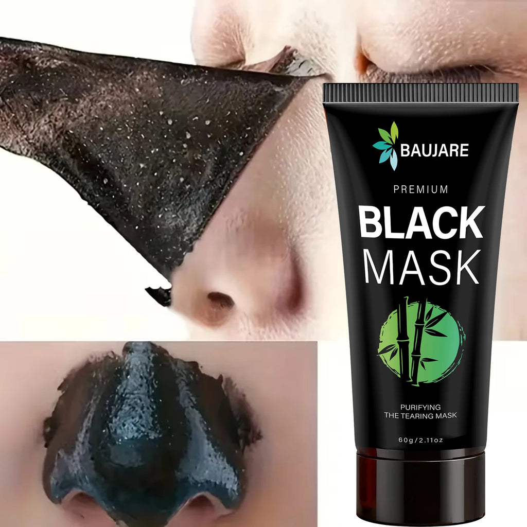 Premium Blackhead Peel Off Mask with Charcoal & Centella, Deep Cleansing & Purifying for Smooth Skin, All Skin Types. Qme