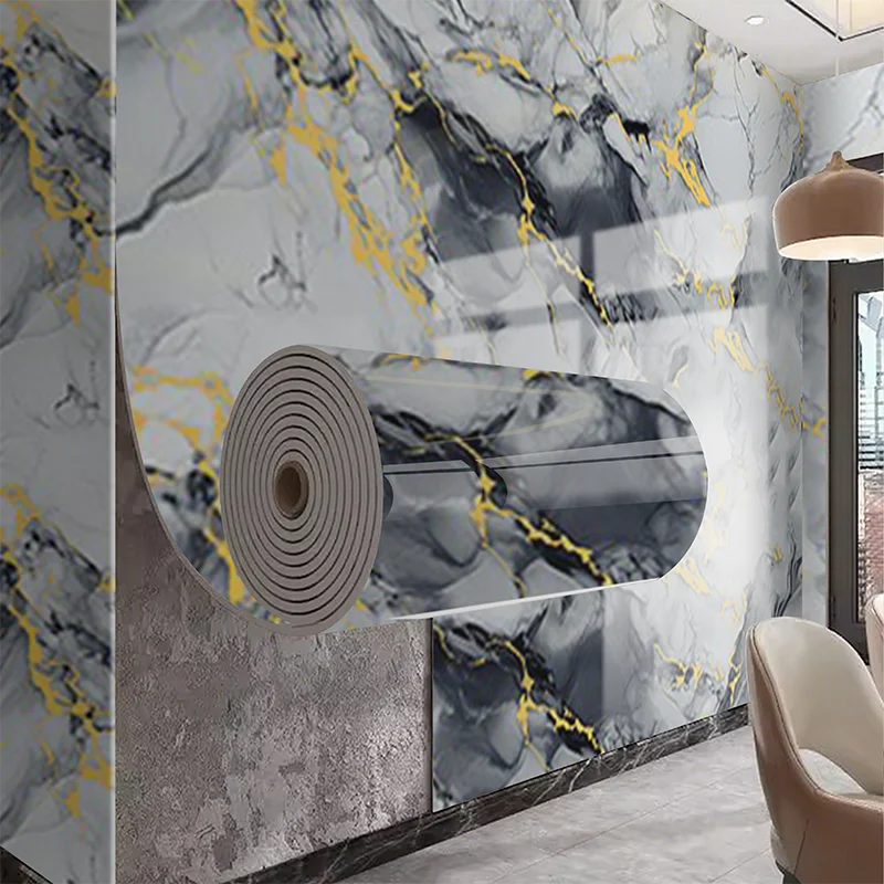 Self Adhesive Wallpaper Waterproof Removable Wall Panel Suitable Qme