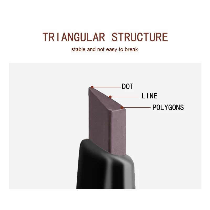 Dual-ended Waterproof Eyebrow Pencil Precise Long-lasting Qme