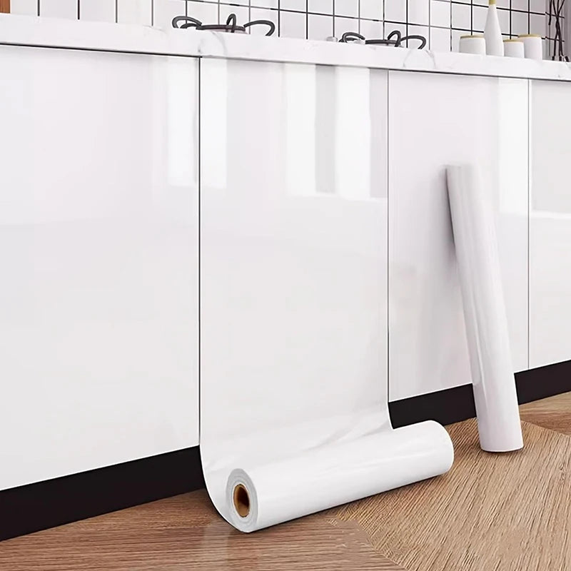 60cm waterproof oil proof mold resistant wallpaper marble wall sticker for kitchen cabinets countertop peel and stick decoration Qme 1 60cmX3m