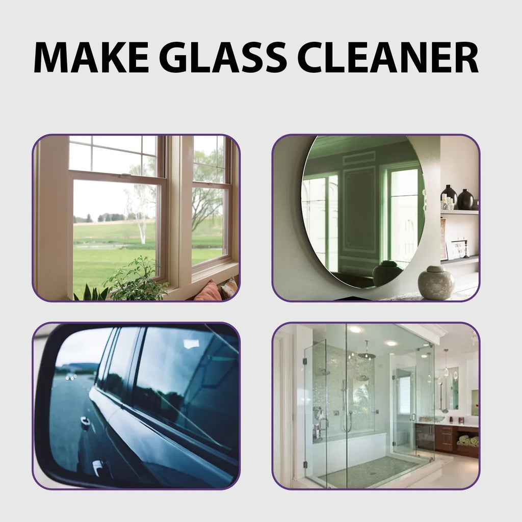 Glass Cleaning Spray Window Mirror Windshield Polishing Dirt Dust Oil Film Removal Water Spot Cleaner Anti Fog Glasses Cleaner Qme