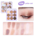 9-Color Eyeshadow Palette - Matte & Shimmer Finish,Water And Sweat Resistant, Long-Lasting Wear, Blendable, Highlight And Blush Qme 03