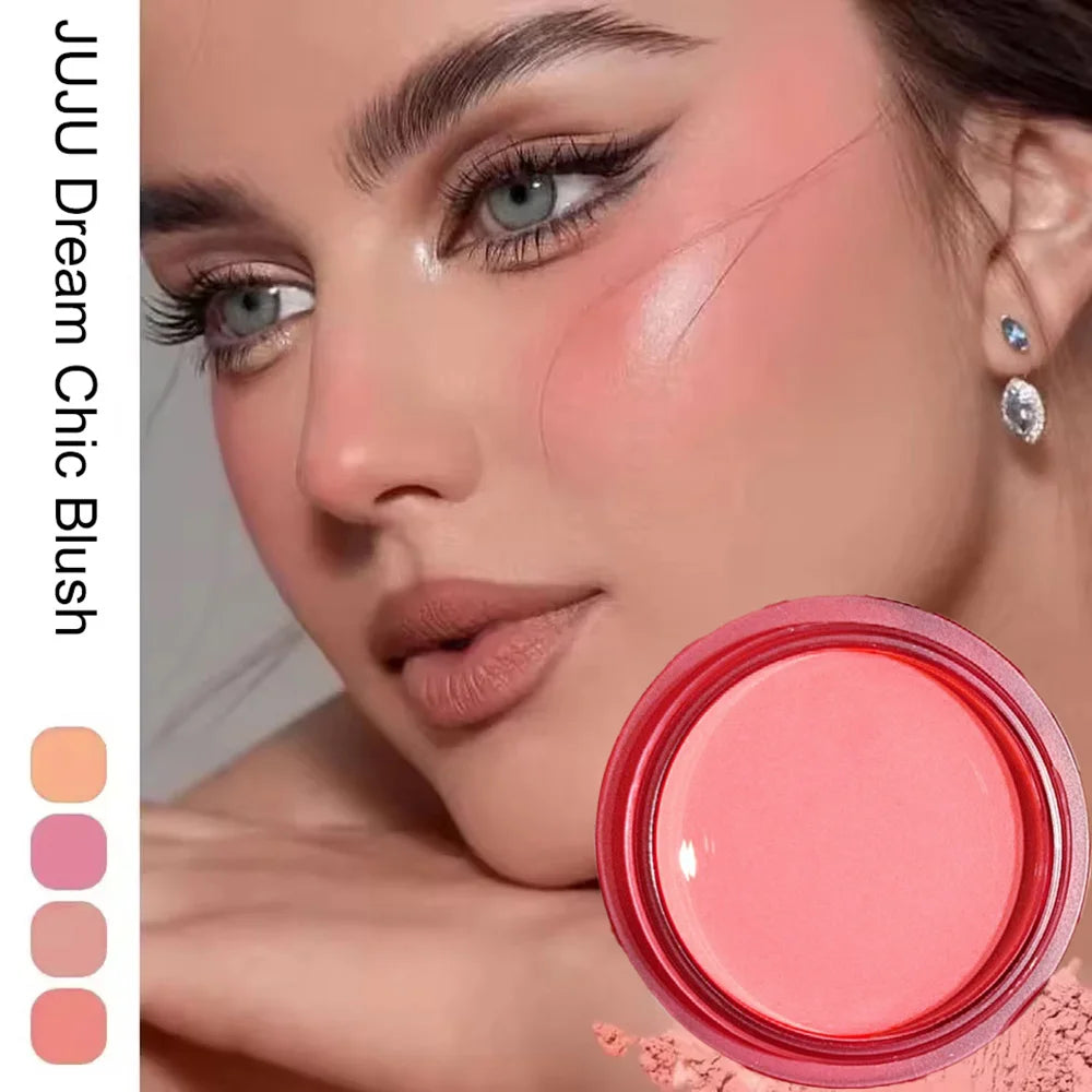 Putty Blush Creamy High-pigment Formula Vibrant Glow Long-lasting Qme