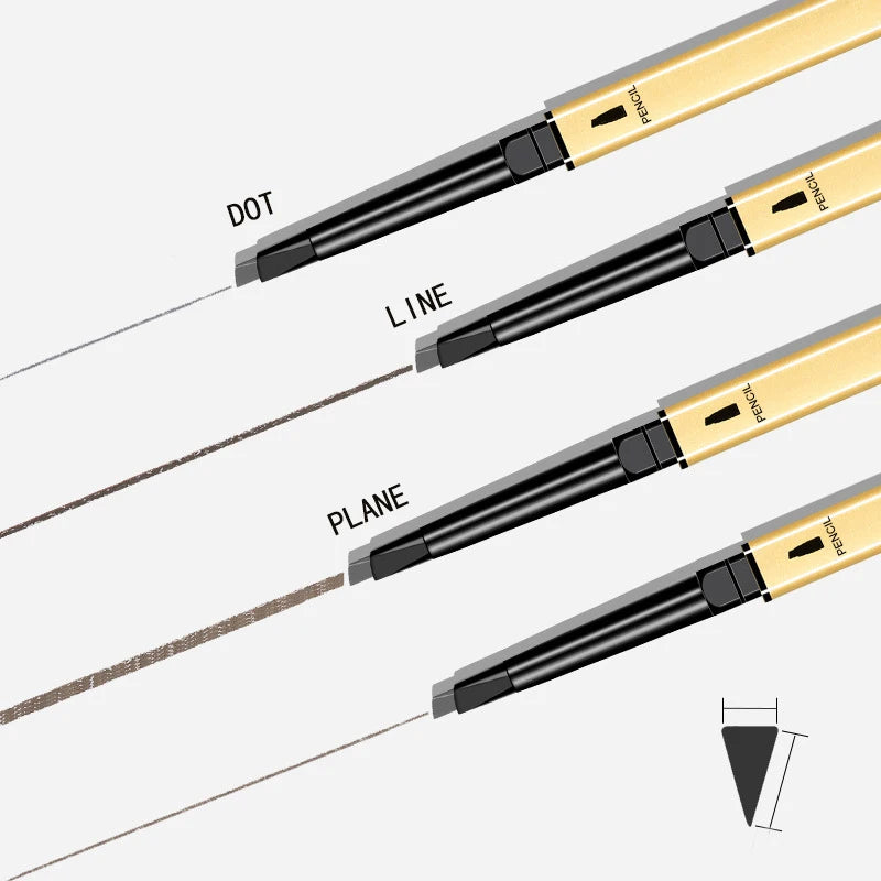 Dual-ended Waterproof Eyebrow Pencil Precise Long-lasting Qme