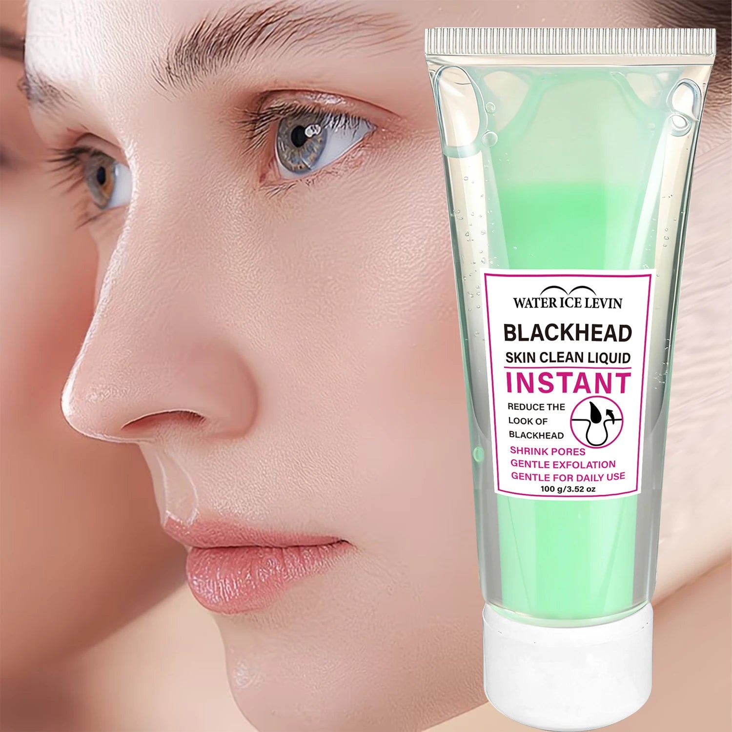 Water Ice Levin Blackhead Cleansing Liquid 100g Niacinamide Centella Exfoliation Minimize Pores Hydrating Facial Toner Qme