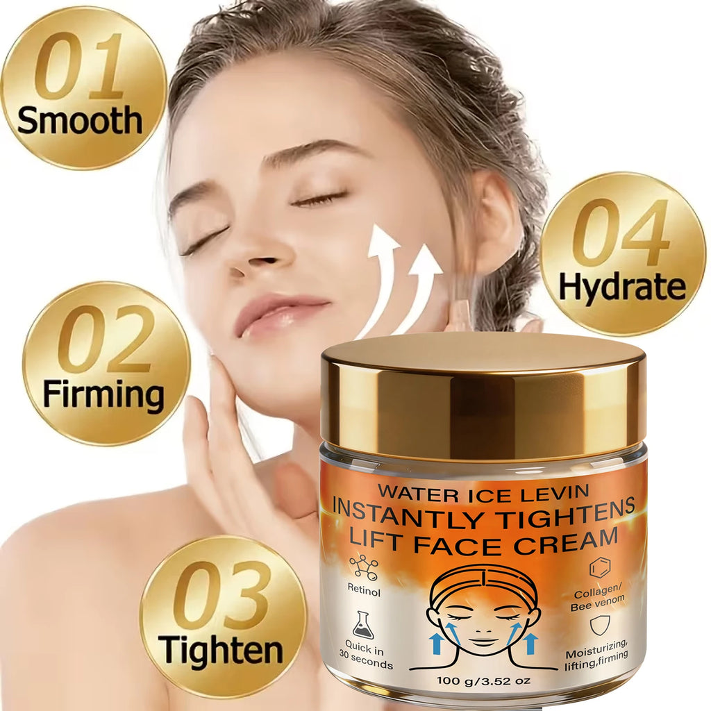 Retinol & Bee Venom Lifting Facial Cream Collagen Niacinamide Hydrating Firming Skin Contour Care Daily Face Cream 100g Qme
