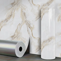 Marble Pattern Wall Panel Peel and Stick Wallpaper Decorative European Style Wall Art for Living Room Bedroom Home Decoration Qme CST-017 40cmx3m