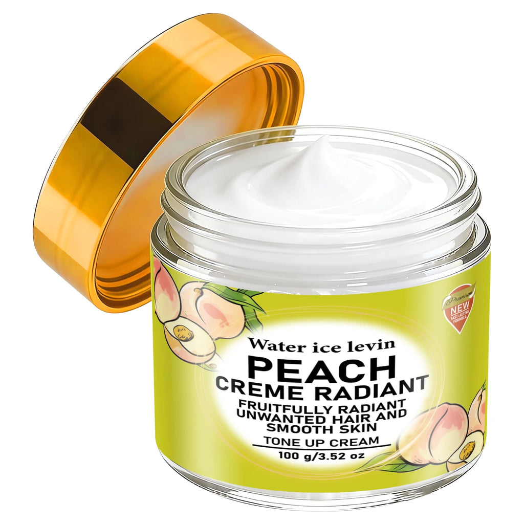Water Ice Levin Peach Radiance Tone Up Cream 100g Bee Venom Niacinamide Hydrating Smooth Skin Gentle Body Care Cream Qme WHITE 100g