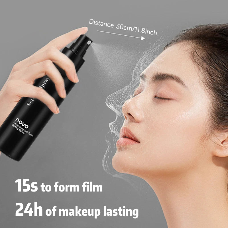 Setting Spray Makeup Face Primer Hyaluronic Acid Deep Hydration 24h Qme