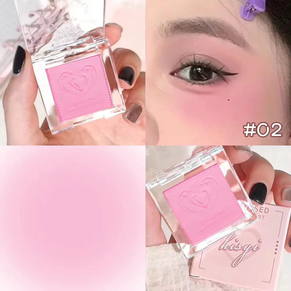 Natural Rosy Blush Makeup Pure Desire Matte Finish Soft Charming Look Qme 02
